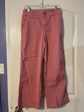 LOFT Dusty Rose Wide Leg Pants